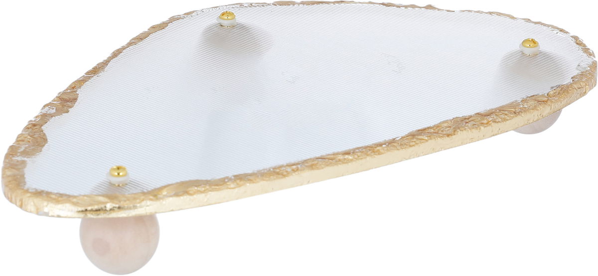 ستاند تقديم زجاج السيف غاليري، 27×17.5×3.5 سم، ارجل خشب - شفاف product image 3