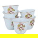 Al Saif Gallery Porcelain Arabic Coffee Cup Set, Rosewood, 12 Pieces - White product image 1