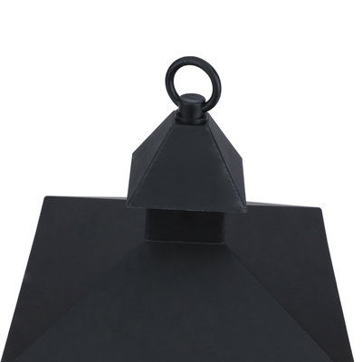فانوس إضاءة خارجية معدن، 20x20 سم - أسود product image 3