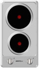 موقد سطح طاولة ماستر جاز، 30 سم، 3500 واط، 2 عين، H32EFX - فضي product image 1