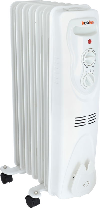 Koln Oil Heater, 1500 Watt, 7 Fins - White product image 2