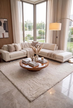 سجاده ميلو شكل مستطيل، 0.80×1.20 سم، صنع آلياً - بيج product image 2
