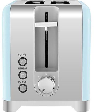 توستر مزدوج كولن، 780/930 واط، توقف تلقائي ، 800104013 - ازرق فاتح product image 4