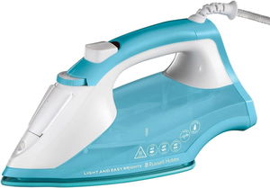 Russell Hobbs Aqua Light And Easy Brights 26482 Steam Iron, 2400 Watt - Cyan product image
