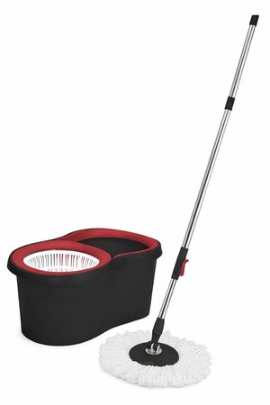 ممسحة دوارة ميكروفايبر فيسيو، 15 لتر، دلو، مرفق عبوتين وسادات - متعدد الالوان product image
