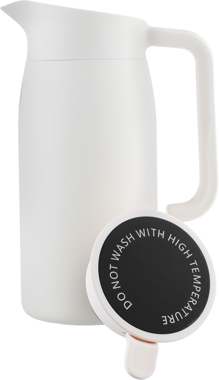 Rana Al Saif Gallery Thermos, 1.10 L, Steel Inner Container, Steel Outer Body, Touch Screen - Cream product image 5