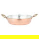 Copper frying pan with two handles, Hascevher, 16x16x4 cm, Turkish - Copper product image 1