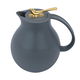 Al Saif Gallery Royal 6 thermos, 950 ml, glass inner container, plastic outer shell - dark gray product image 2