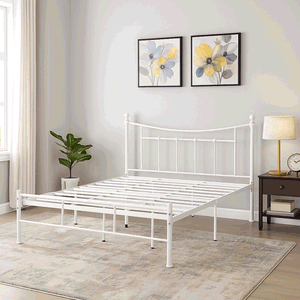 سرير حديد، 35×90×190 سم - أبيض product image 2