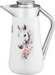 Al-Saif Gallery Al-Huda Stainless Steel Thermos, 0.7 Liter, Silver Handle, Self-Service, Push-Button - White product image 2