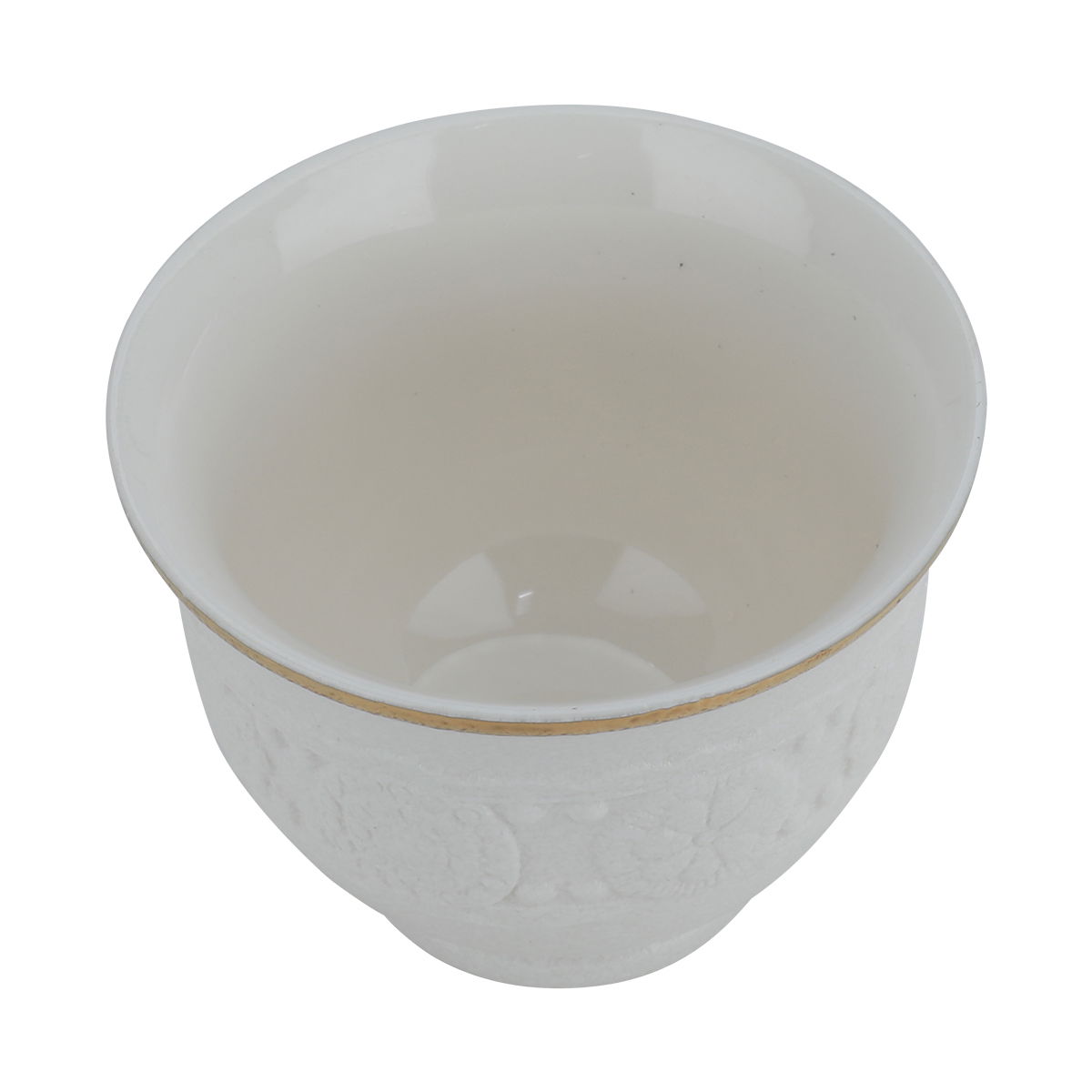 Al Saif Gallery porcelain coffee cups, floral pattern, 12 pieces - white product image 2