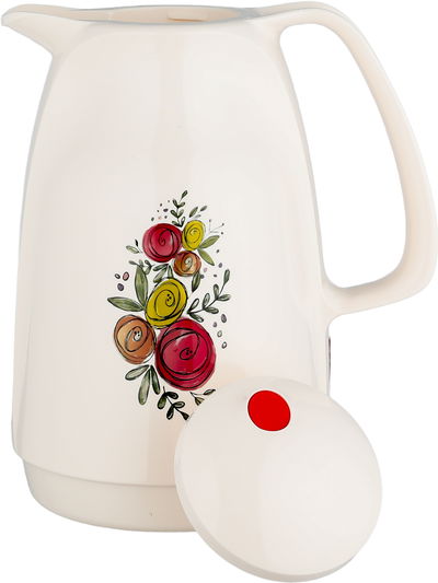 ترمس 220 روتبونكت، 1 لتر، حافظة داخلية زجاج - كريمي product image 4