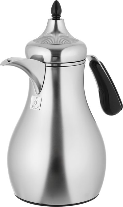 Al Saif Gallery Sama Thermos Set, 0.7/1 Liter, 2 Pieces, Inner Glass Container, Stainless Steel Outer Body - Silver product image 5