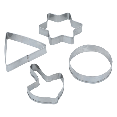Alsaif Gallery Steel Cookie Cutter Set, 4 Pieces - Silver product image 2