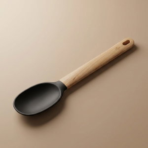 ملعقة تقليب طعام سيليكون السيف غاليري - بني product image