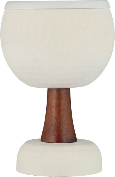 مبخرة ستانلس ستيل السيف غاليري، 10x10x16 سم ، دائرية - كريمي خشبي product image 3