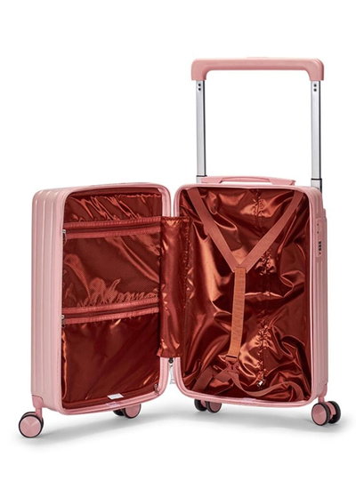 حقيبة سفر بولي كربونات ليمرا، 20 انش، 4 عجلات، OT-9023 - زهري product image 3
