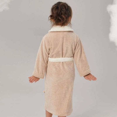 روب اطفال كورال فليس ريفي، 90×35 سم - بيج product image 7