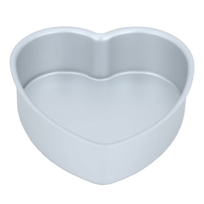 قالب كيك ألمنيوم بيك شيف، 10×2 انش، قلب، بقاعدة متحركة - فضي product image 2