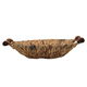 Al Saif Gallery wicker serving basket, 27 x 15 x 7 cm, round - brown product image 2