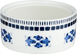 علبة حلا بورسلان السيف غاليري، مشجر، غطاء اكريلك، 11.5x11.5x7 سم - ابيض ازرق product image 2