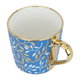 Al Saif Gallery porcelain mug, 400 ml, golden-blue product image 2