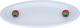 Al Saif Gallery Porcelain Serving Plate, 35.9 x 25.7 x 4.3 cm, Round - White product image 1
