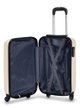 طقم شنط سفر ABS ليمرا، 3 مقاسات، 4 عجلات، WM-214-3PCS - بيج product image 6