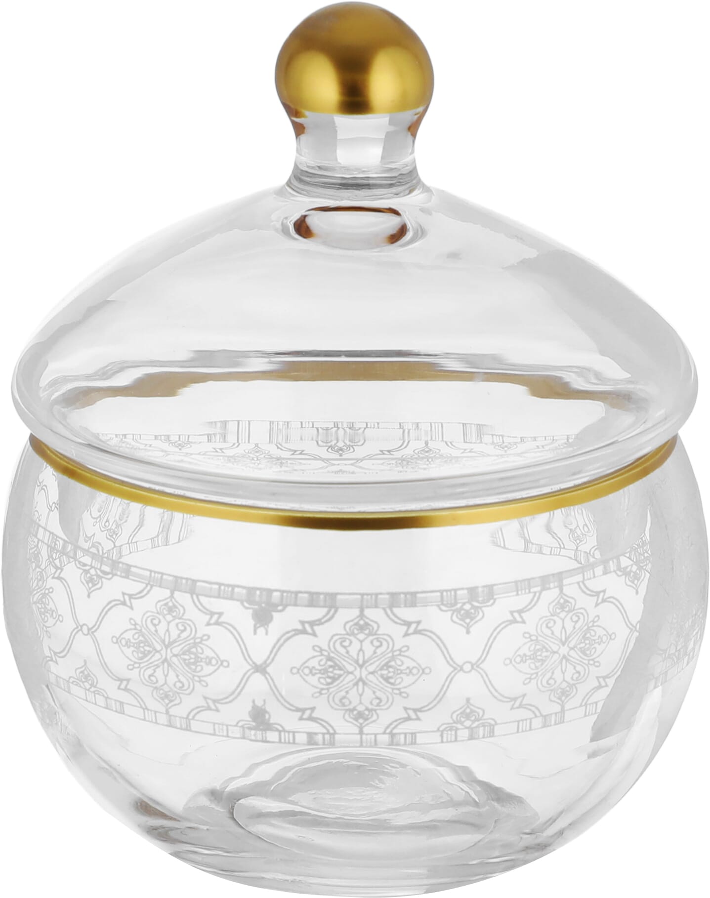 Al Saif Gallery crystal set, 50 pieces, white-transparent pattern product image 5