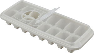 علبة مكعبات ثلج بلاستيك السيف غاليري، بغطاء، 30x11x4.5 سم - اوف وايت product image 2