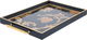 Tofaria Al Saif Gallery Glass, 30 x 47 cm, rectangle, golden rose pattern, handle - black product image 2