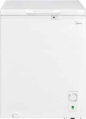 Midea HS186CN1 Chest Freezer, 142 Liters, 5 Cubic Feet - White product image 1