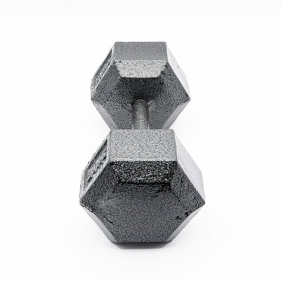 دامبل رفع اثقال ارمان، 20 كيلو، للتمرينات الرياضية، شكل سداسي - اسود product image 5