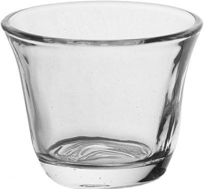 طقم تقديم بيالات وفناجين زجاج السيف غاليري، صحون أستيل، 18 قطعة - شفاف product image 3