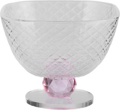 طقم زبدية زجاج السيف غاليري، 10x10x8 سم - شفاف وردي product image 3