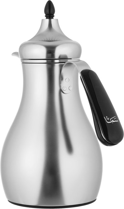 Al Saif Gallery Sama Thermos Set, 0.7/1 Liter, 2 Pieces, Inner Glass Container, Stainless Steel Outer Body - Silver product image 4