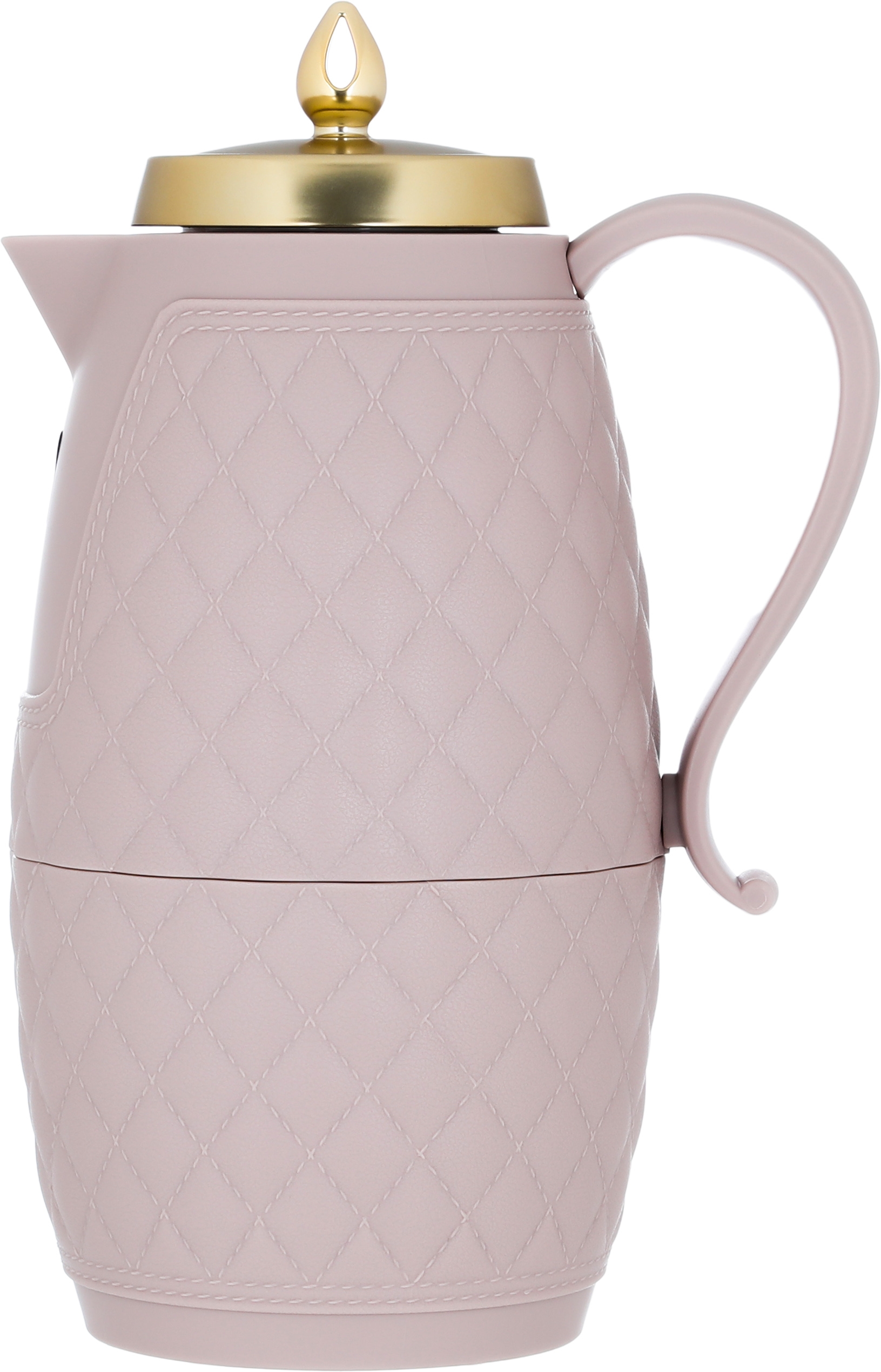 Timeless Al Hanouf Thermos, 1 liter, thermal glass inner container, plastic outer shell - light brown product image