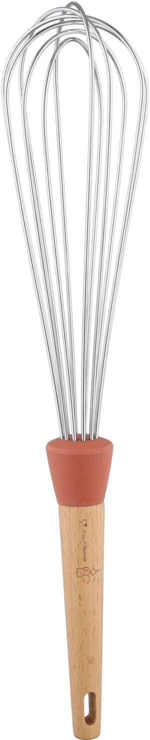 خفاق بيض استيل خشب السيف غاليري، 33x7 سم - فضي خشبي product image