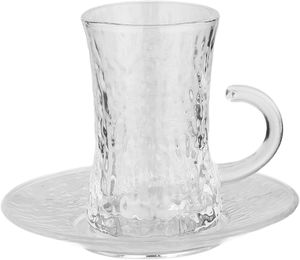 طقم بيالات و فناجين زجاج اس زد الساحل، 36 قطع - شفاف product image 2