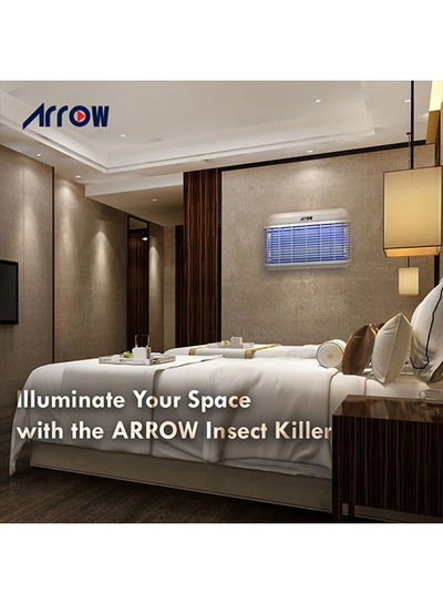 صاعق حشرات ارو، 8 وات، 49×11×26 سم، RO-30IKBLG - ابيض product image 7