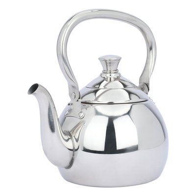 Al Saif Gallery Steel Arabic Teapot, 1 Liter - Silver product image 3