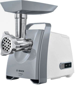 مفرمة اللحم ستانلس ستيل بوش، 1800 واط، 3 كجم، MFW66020GB - ابيض فضي product image