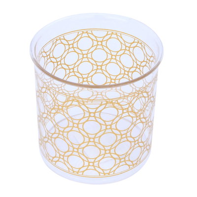 علبة بلاستيك السيف غاليري، 2 لتر، دائري، منقوش - شفاف product image 4