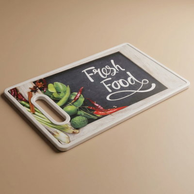 Al Saif Gallery Plastic Cutting Board, 36.5X22.5 Cm - White product image 1