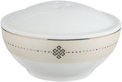 طقم تقديم سفرة بورسلان السيف غاليري، 166 قطعة، نقش ذهبي - أبيض بيج product image 9