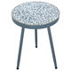 Al Saif Gallery steel table, 62 x 45 x 45 cm, round - silver product image 2
