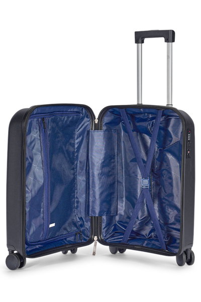 طقم شنط سفر بولي بروبيلين ليمرا، 3 مقاسات، 4 عجلات، بزاوية 360 درجة، LMA-PP529-3PCS - رمادي غامق product image 5