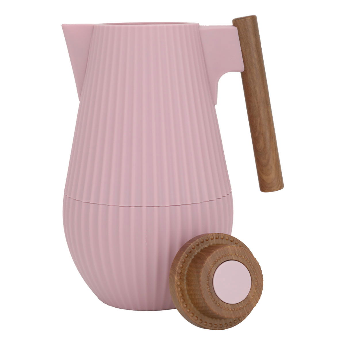 Al Saif Gallery Layar Thermos, 1 Liter, Wooden Handle, Squeeze - Pink product image 3