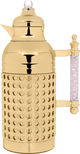 Al Saif Gallery Sarah thermos set, 1 liter, crystal handle, thermal glass inner case, steel outer case - gold product image 3