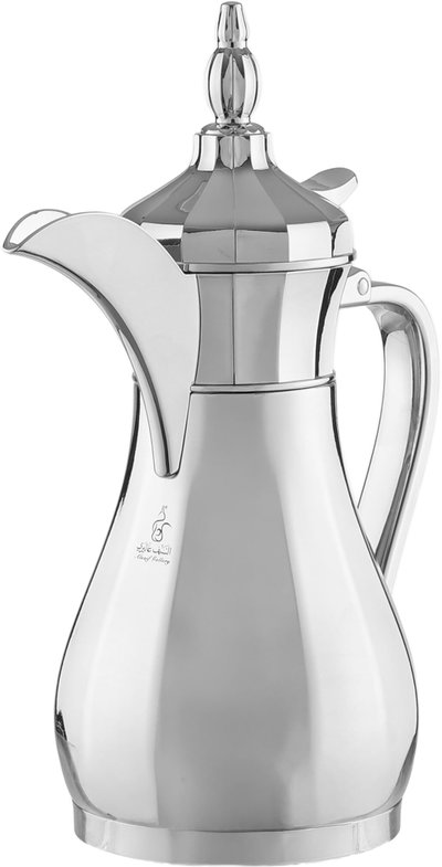 ترمس سليمان شكل دلة السيف غاليري، 1 لتر، حافظة داخلية استيل، هيكل خارجي استيل - فضي product image 3
